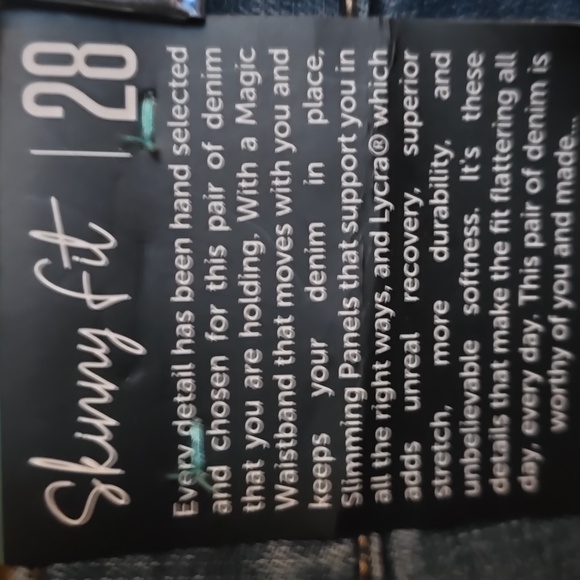 LuLaRoe Dark Blue Skinny Jeans - Picture 2 of 3